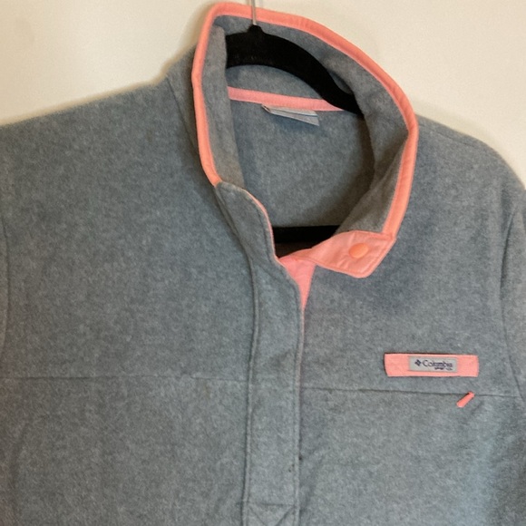 Columbia Pullover Fleece Women’s Grey Top size L - Picture 2 of 5